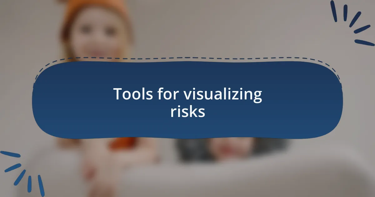 Tools for visualizing risks